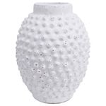 LVD Avia Terracotta Flower Vase Decor 32x23cm - White
