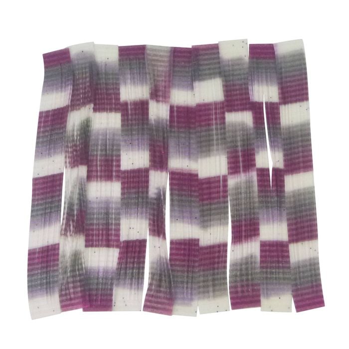 Artizan 22 Strand Silicon Skirting, Purple Ripple, Qty 20