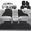 6D Diamond Car Floor Mats for Ford Falcon 2008-2014-Full Set-Black-Outback GT