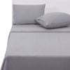 Bloomington Polar Fleece Sheet Set Double 30cm Wall Grey