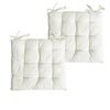 Bloomington Set of 2 Colter Cotton Chair Pads Cream