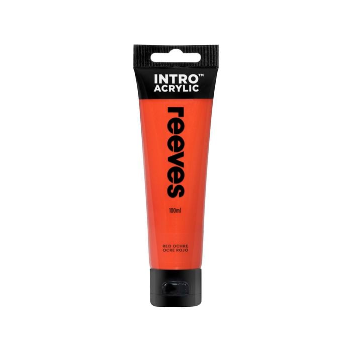 Reeves 100ml Red Ochre Intro Paint 
