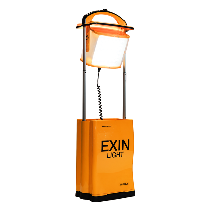 ExinLight IN1600LB - 1600 Lumen Lead Acid Battery Operated LED Portable Work Light