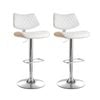 Artiss Bar Stools Kitchen Wooden Leather White