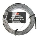 Airco 30 x 1.0mm x 6m Structural Galvanised Strapping