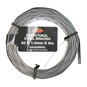 Airco 30 x 1.0mm x 6m Structural Galvanised Strapping