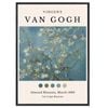 Galrie Van Gogh's Almond Blossom Art Print Stunning Post-Impressionist Masterpiece, Black Frame, A1 60 x 84cm (23 x 33inch)