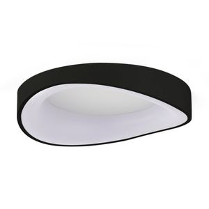 Lexi Lighting Hayley CCT LED Ceiling Light Large Black Triangular Dimmable