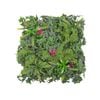 UN-REAL 50 x 50cm Pink Mixed Leaf Artificial Hedge