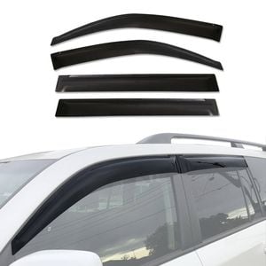 AUSGO Weather Shields for Toyota Land Cruiser Landcruiser 200 LC200 2007-2021 Weathershields Window Visors Wind Deflectors