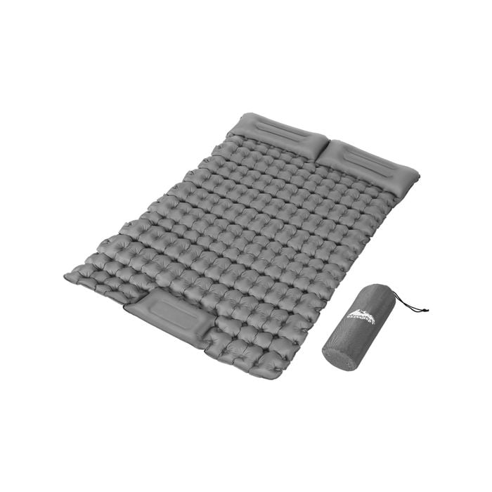 Weisshorn Self Inflating Mattress Camping Sleeping Mat Air Bed Double Pillow Bag