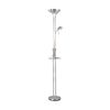 Lexi Lighting Seed USB LED Mother & Child Floor Lamp Satin Chrome 1800lm