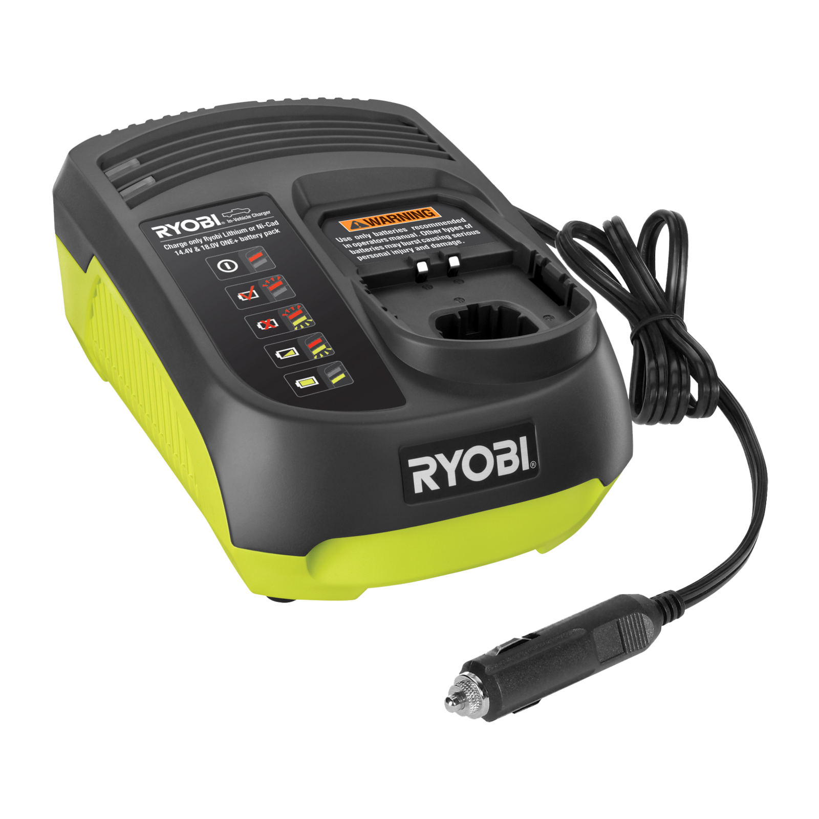 Ryobi One 14.4 18V Dual Chemistry Car Battery Charger BCL1418IV Bunnings Australia