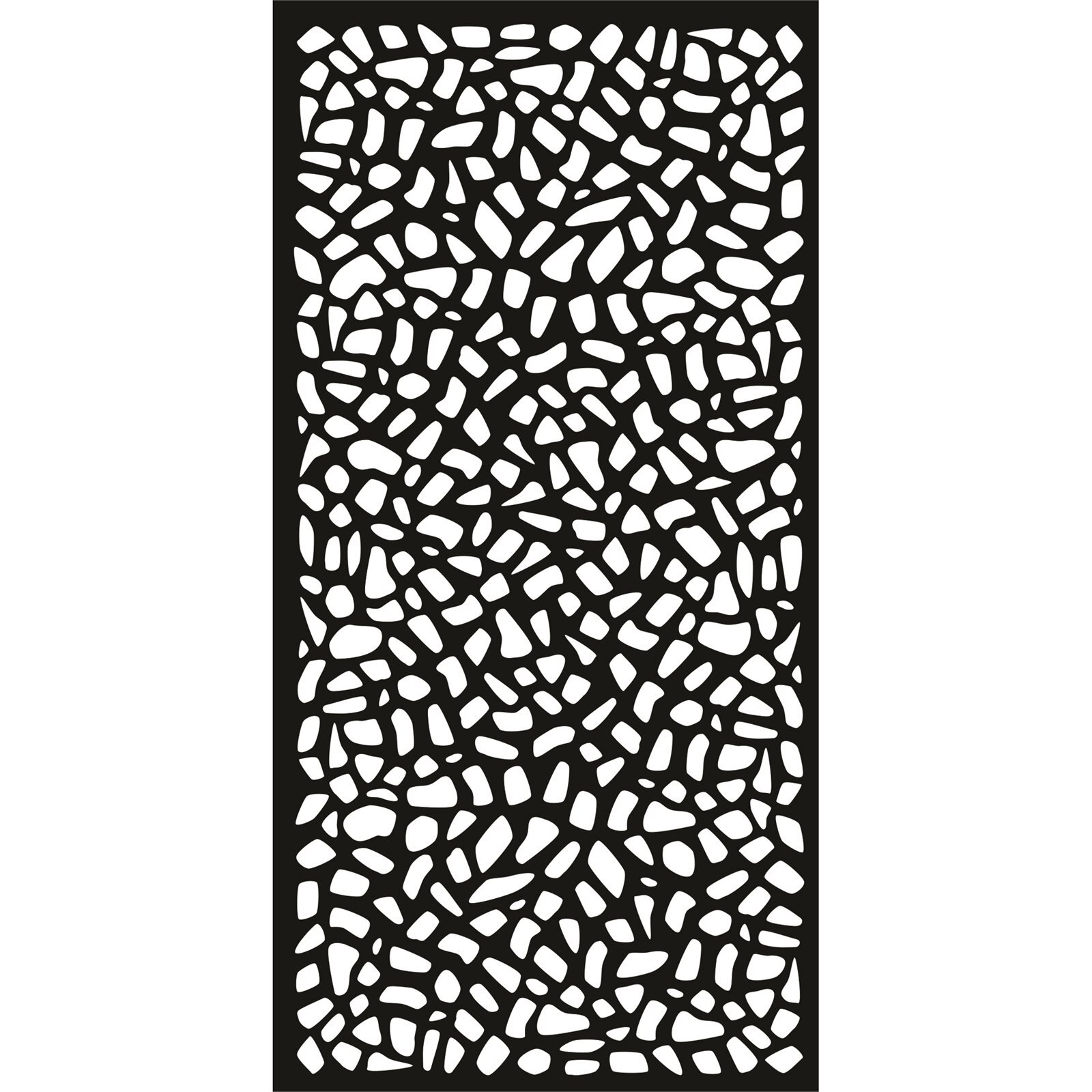 Jack Matrix 1800 x 900 x 9mm Charcoal Riverbank Décor Screen With Frame product image