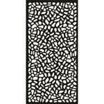 Jack Matrix 1800 x 900 x 9mm Charcoal Riverbank Décor Screen With Frame