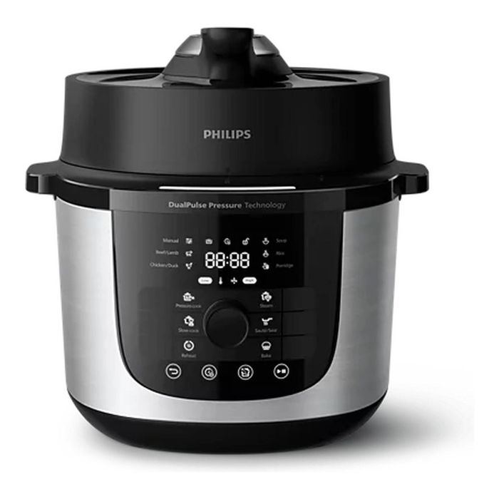 Philips HD2616/70 All-In-One 6L Multi Cooker (Silver)