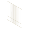 ProtectorAl 0350-1200W x 1500H Surfmist Raked 16-30º Flat Top Pool Fence Panel
