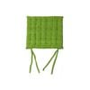 Bloomington 1 Pc Green Checkered Cotton Chair Pad 38 x 38 cm