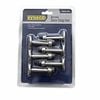 Syneco 6 Piece Brushed Nickel Arrow Door Stop Set
