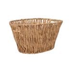 Practa 500 x 380 x 260mm Natural Hyacinth Oval Laundry Basket