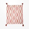 DWBH Cotton Slub Throw Blanket 125x150cm Home Decor CORAL