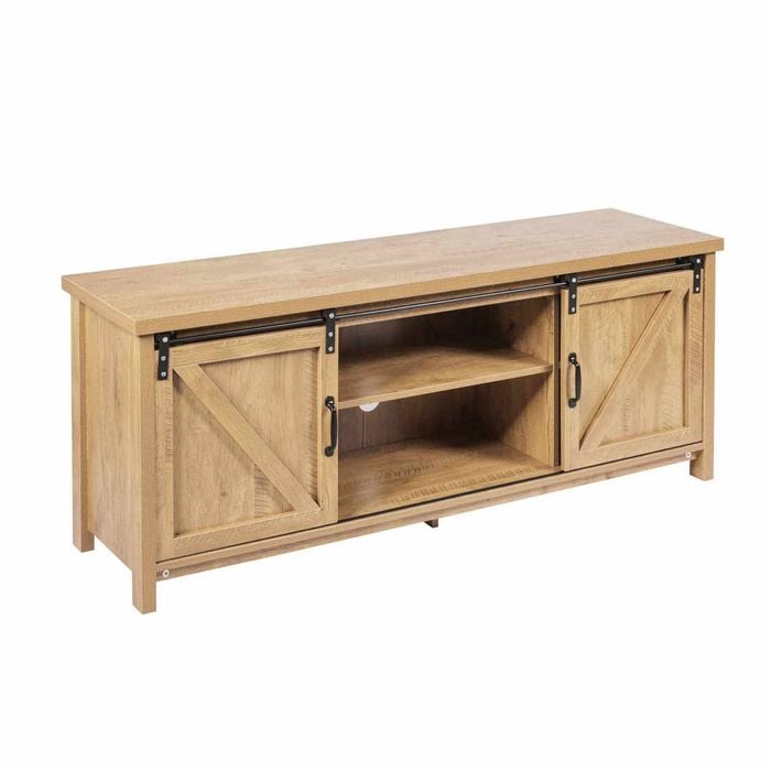 Costway Tv Cabinet 65” Entertainment Unit Stand 147cm Yellow
