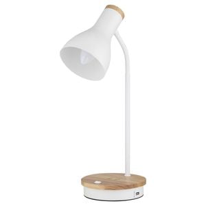 Mercator Billingham Desk Lamp With Wireless Charging And USB Charging Port Wireless Charging