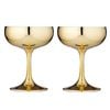 2pc Tempa Aurora Gold Coupe Glasses 220ml
