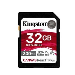 Kingston 32gb V90 Uhs-ii Sd Card – Canvas React Plus, For 8k/3d/vr Cameras
