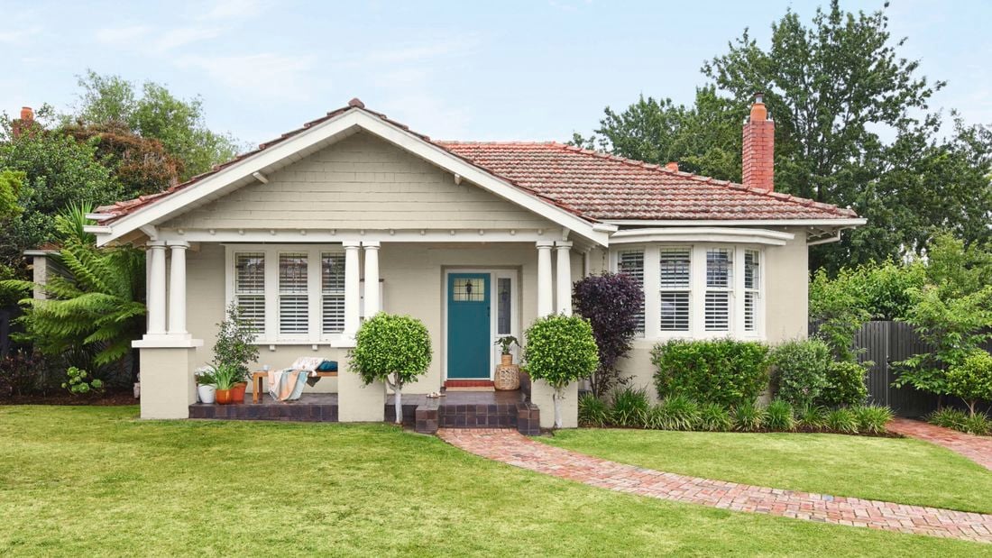 Front facade of a house.
