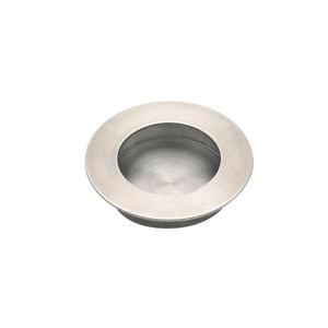 Lane 65mm Stainless Steel Round Flush Pull Handle - 2 Pack