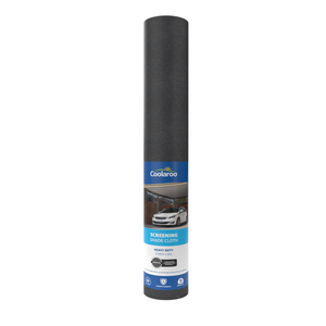 Coolaroo 3.66 x 6m Graphite Heavy-Duty Screening Shade Cloth – 70%  UV Block