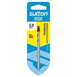 Sutton Tools 5.0mm INOX Stainless Steel Jobber Drill Bit