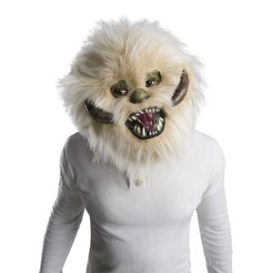 Star Wars Wampa Faux Furry Latex Mask Costume Cosplay Party Accessory Adults