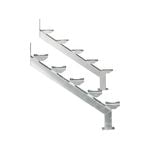 Galintel 5 Tread Heavy Duty Galvanised Steel Stair Stringer - 2 Pack