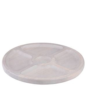 Ladelle Hampton Round Sectional Platter