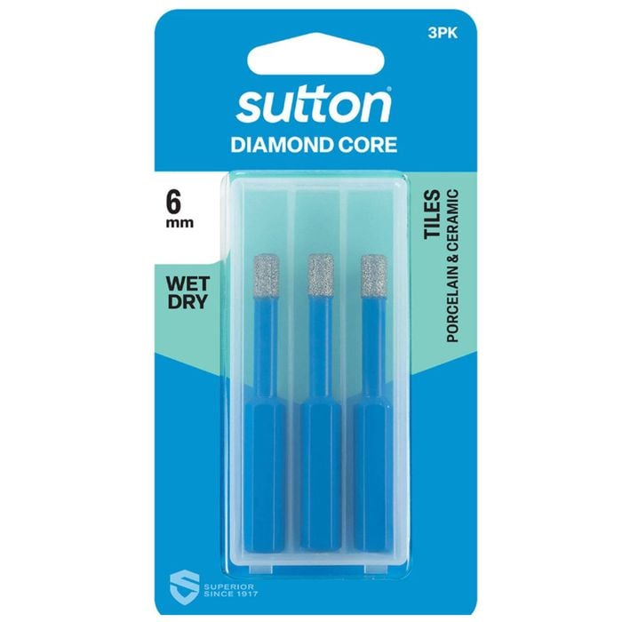 Sutton 6mm Diamond Core - 3 Pack