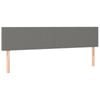 vidaXL Headboards Bedroom Furniture Bed Header 2 pcs Dark Grey 100 cm Fabric