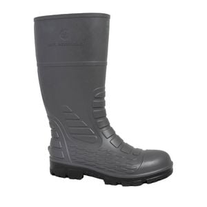 Bata Industrials Grey/Black Jobmaster 5 Safety Toe and Midsole PVC Gumboot - Size 12