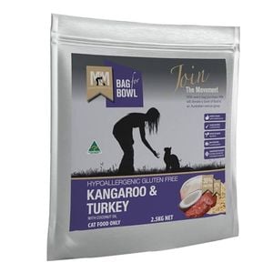 Meals For Meows (mfm) Kangaroo & Turkey With Coconut Oil Dry Cat Food 2.5 Kg