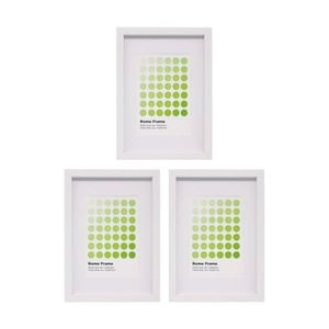 3PK Braz A4 Rome Image Photo Document Display Frame 29.7x21cm White