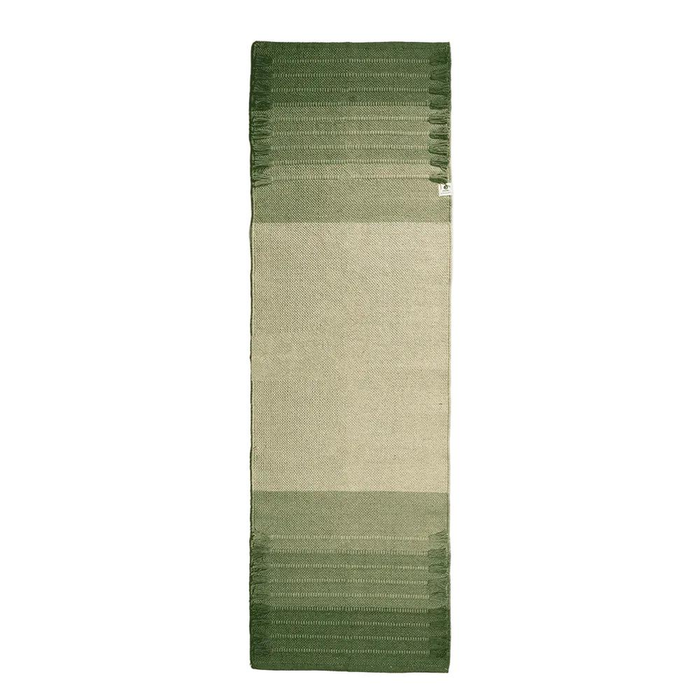 Zenvibes Organic Cotton Handmade Herbal Yoga Mat - Light Green