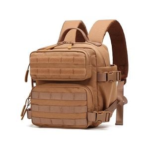 NNEOBA 9L Tactical Sport Backpack Bug Out Bag Khaki