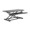 Brateck Spring Sit Stand Desk Converter With Keyboard Tray - Black