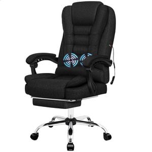 ALFORDSON Office Chair Fabric Black