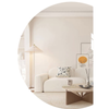 Best World 91cm x 130cm Right Half Moon Wall Mirror