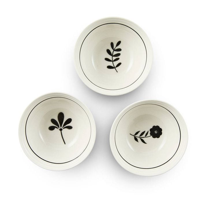 Salt & Pepper Bistro Condiment Bowls 8cm - Set Of 3