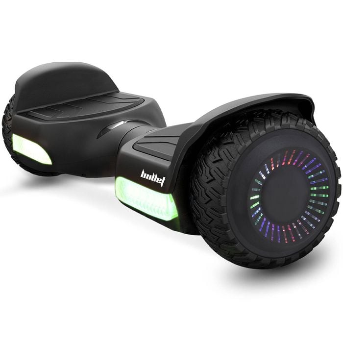 BULLET SX-2500 Hoverboard Scooter, 500W Brushless, Superior Self Balancing System, UL Certified, LED Lights, Black