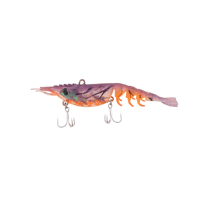 Berkley 2022 Shimma Shrimp 85mm Soft Vibe Fishing Lure Peach Shrimp
