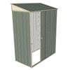 Build-a-Shed 1.5 x 0.8 x 2m Single Sliding Door Skillion Shed - Green